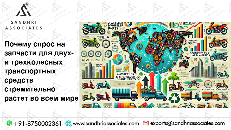 Почему спрос на запчасти для двух- и трехколесных транспортных средств растет по всему миру